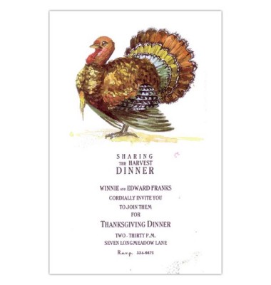 Thanksgiving & Fall Invitations, Gobbler, Odd Balls
